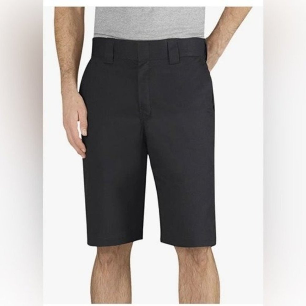 Dickies 11 Inch Regular-fit Stretch-Twill Work Shorts Men's 35 Waist